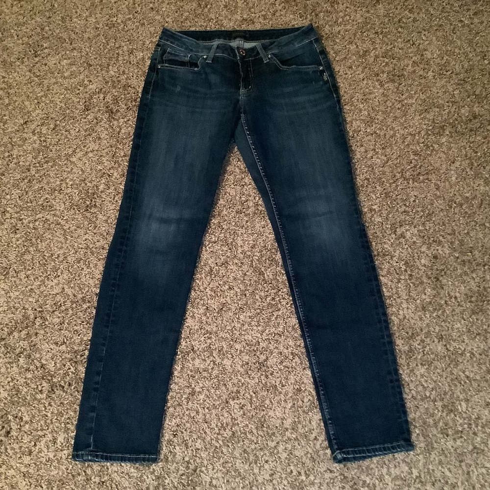 Silver Boyfriend Jeans, dark blue, size: W27/L29